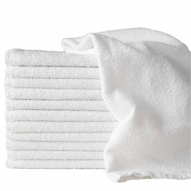 Πετσέτα Χεριών Λαβέτα 30×50 Λευκή 450γρ. 100% cotton Πεννιέ