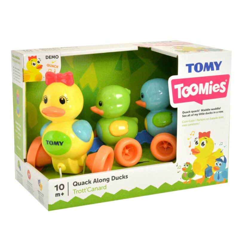 Tomy Toomies Βρεφικό Παιχνίδι Παπάκια Στη Σειρά Για 10+ Μηνών 5637102