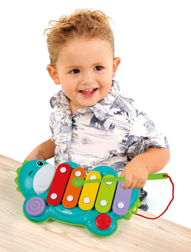 Baby Clementoni Βρεφικό Μουσικό Ξυλόφωνο Δεινοσαυράκι Για 18+ Μηνών 5860883