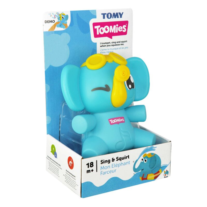 Tomy Toomies Βρεφικό Παιχνίδι Μπάνιου Ελέφαντας Για 18+ Μηνών 5637041