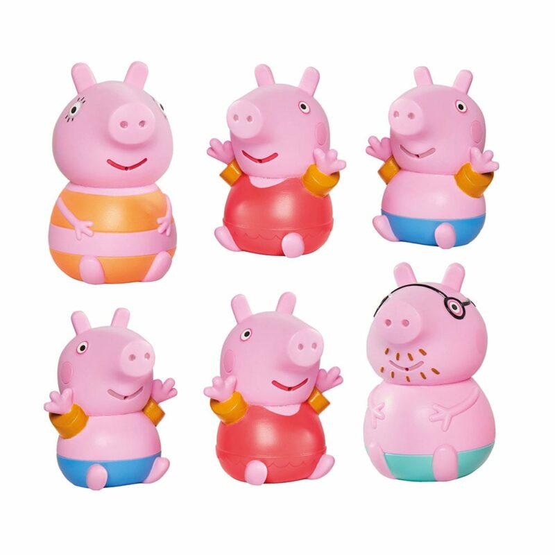Tomy Toomies Βρεφικό Παιχνίδι Μπάνιου Οικογένεια Peppa Pig Squirters Για 18+ Μηνών 5653602