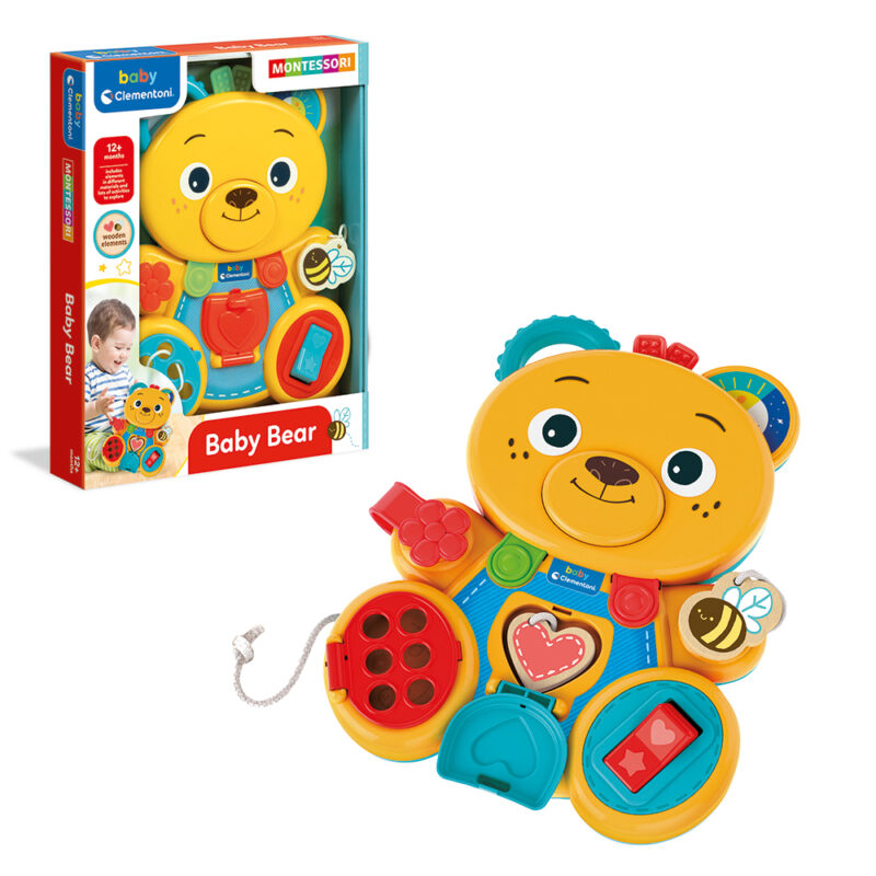 Baby Clementoni Βρεφικό Παιχνίδι Baby Bear Για 12+ Μηνών
