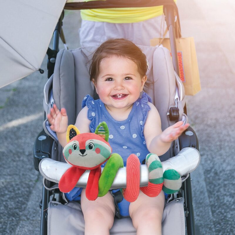 Baby Clementoni Βρεφικό Κρεμαστό Κούνιας Χαρούμενα Ζωάκια Για 0+ Μηνών 5582471