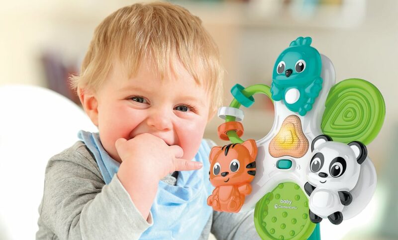 Baby Clementoni Βρεφικό Παιχνίδι Ζωάκια Στο Καρουζέλ Για 6-36 Μηνών 5940631