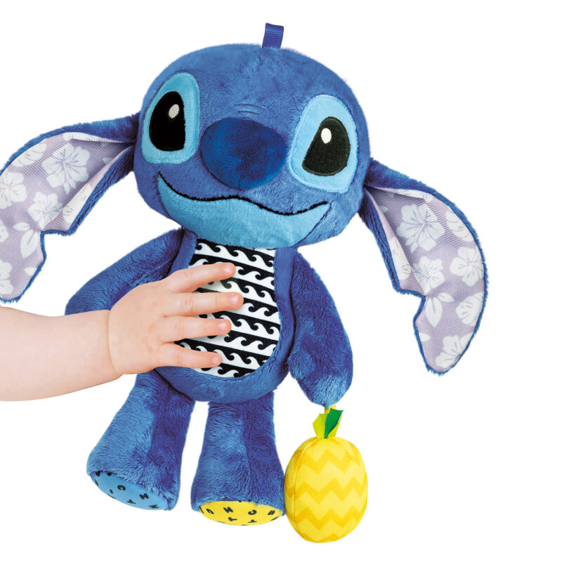 Disney Baby Βρεφική Χνουδωτή Κουδουνίστρα Stitch Για 6+ Μηνών 5050479