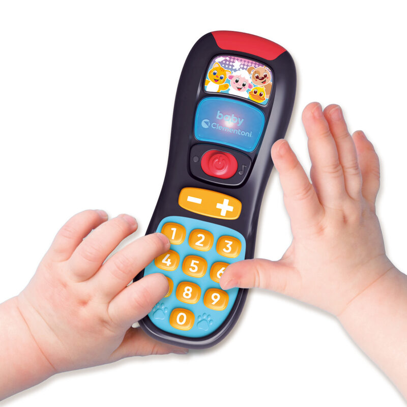 Baby Clementoni Βρεφικό Εκπαιδευτικό Παιχνίδι Τηλεκοντρόλ – Μιλάει Ελληνικά – Για 10-36 Μηνών 3533116