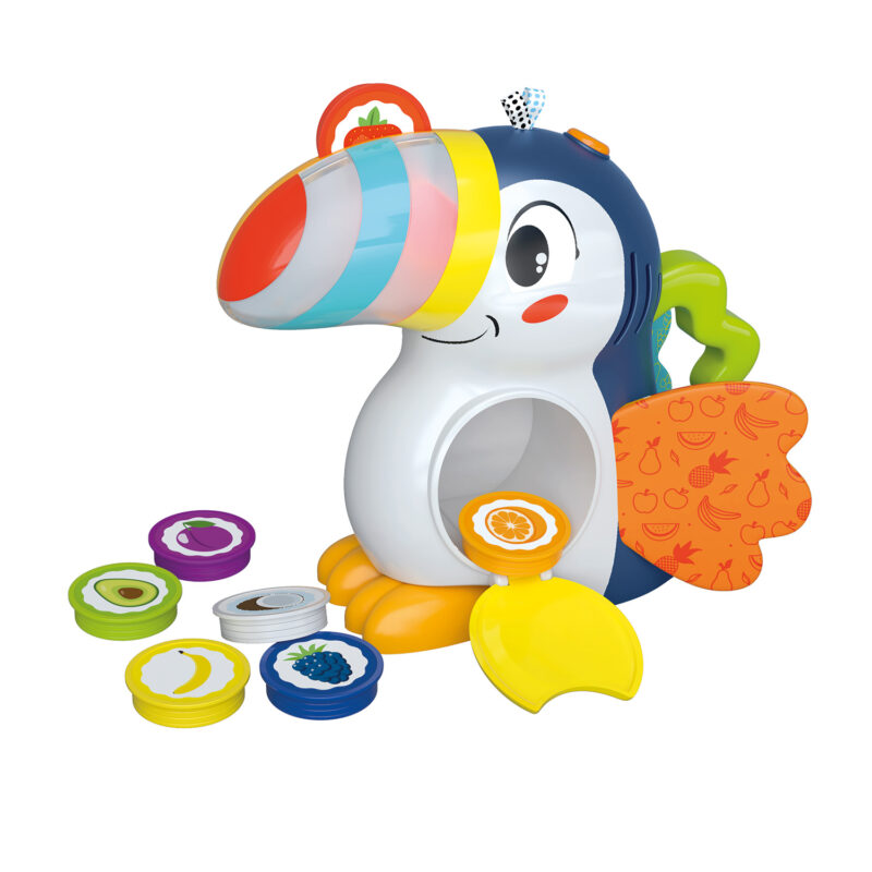 Baby Clementoni Βρεφικό Εκπαιδευτικό Παιχνίδι Χουάν το Τουκάν – Μιλάει Ελληνικά – Για 12+ Μηνών 3533151