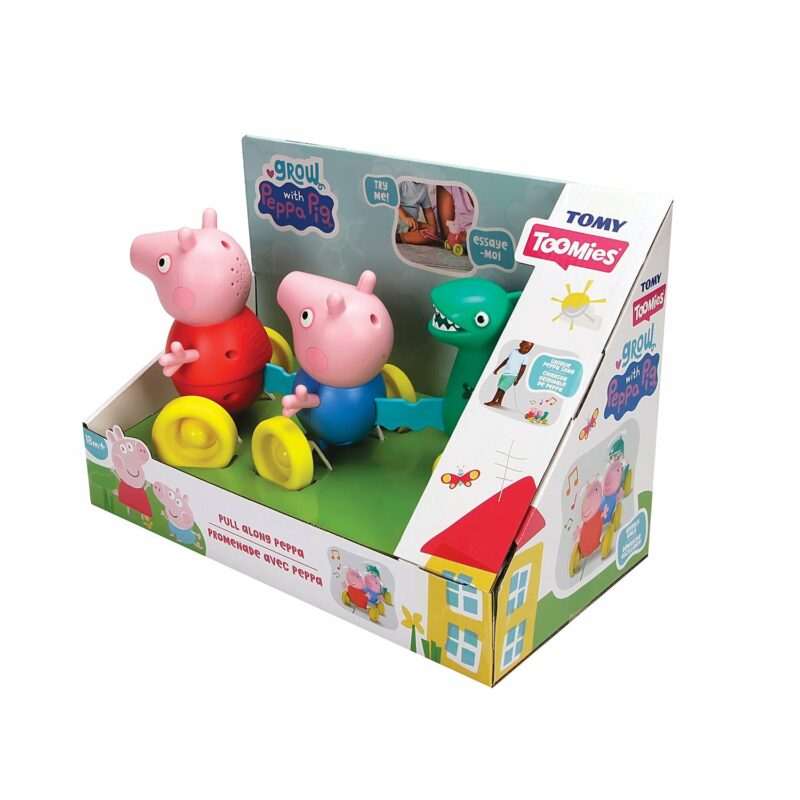 Tomy Toomies Βρεφικό Παιχνίδι Συρόμενο Οικογένεια Peppa Pig Για 18+ Μηνών 5582073