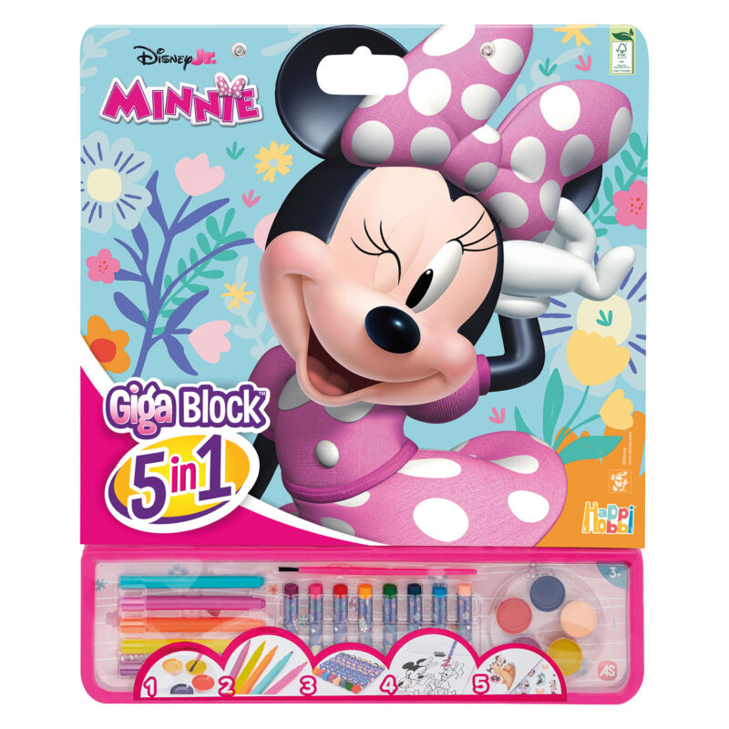 Giga Block Σετ Ζωγραφικής Disney Minnie 5 Σε 1 Για 3+ Χρονών 5685061
