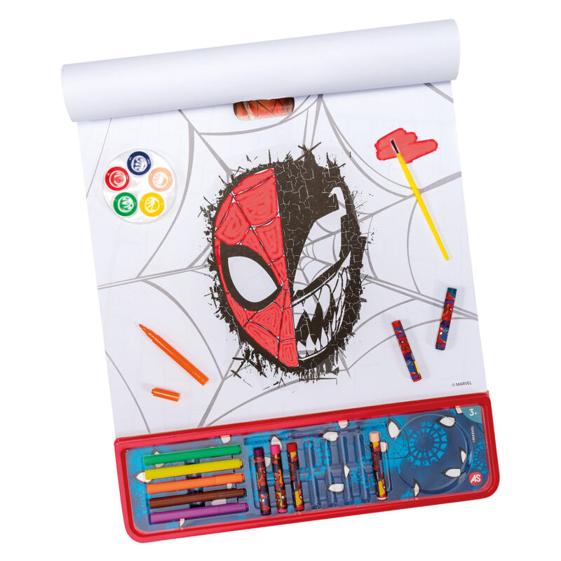 Giga Block Σετ Ζωγραφικής Marvel Spiderman 5 Σε 1 Για 3+ Χρονών 5685068