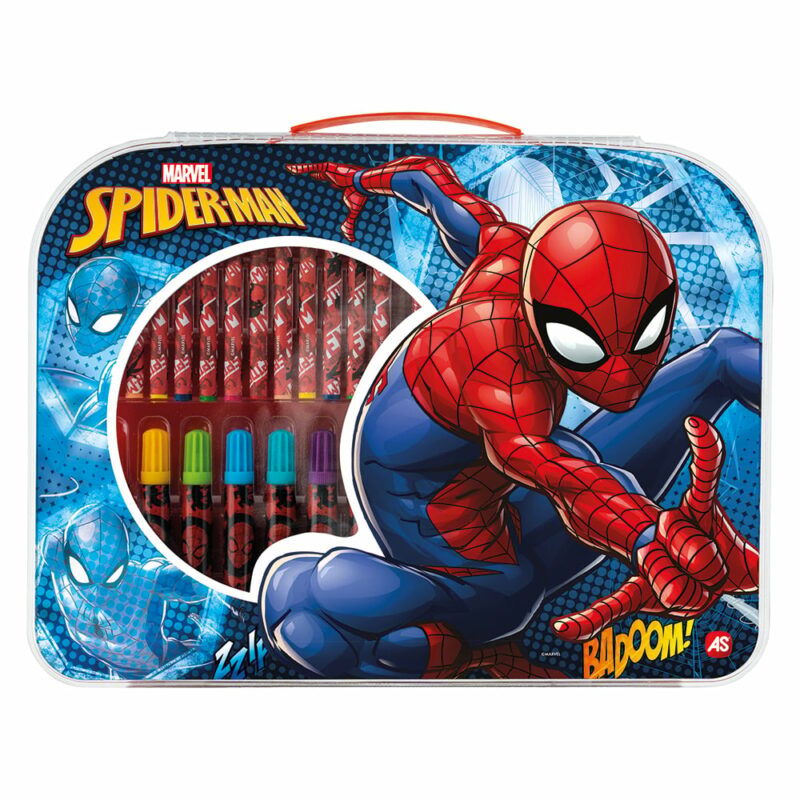 AS Art Case Σετ Ζωγραφικής Marvel Spiderman Για 3+ Χρονών 5513921