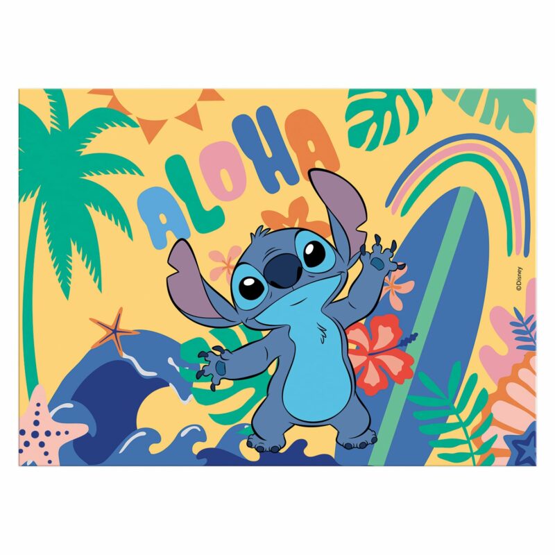 AS Σετ Ζωγραφικής Disney Stitch Σε Διάφανη Τσάντα Για 3+ Χρονών 5684416