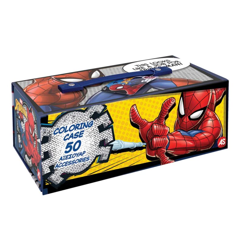 AS Σετ Ζωγραφικής Σε Χάρτινο Βαλιτσάκι Marvel Spider-Man Για 3+ 4868449