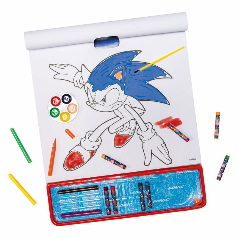 Giga Block Σετ Ζωγραφικής Sonic The Hedgehog 5 Σε 1 Για 3+ Χρονών 5654058