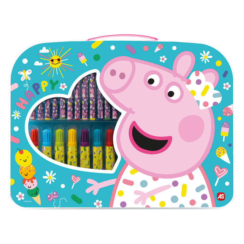 AS Art Case Σετ Ζωγραφικής Peppa Pig Για 3+ Χρονών 5653723