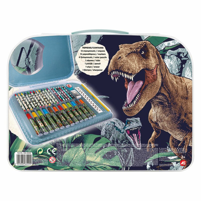 AS Art Case Σετ Ζωγραφικής Jurassic World Για 3+ Χρονών 5653722
