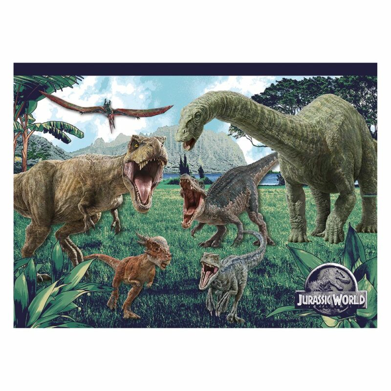 AS Σετ Ζωγραφικής Διάφανη Τσάντα Jurassic World Για 3+ Χρονών