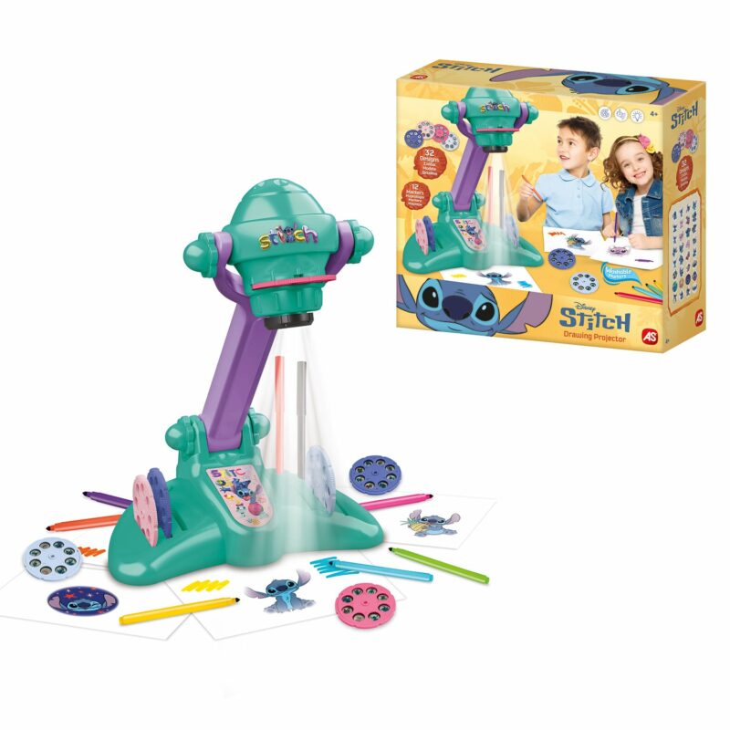 AS Προτζέκτορας Ζωγραφικής Disney Stitch Για 3+ Χρονών 5684419