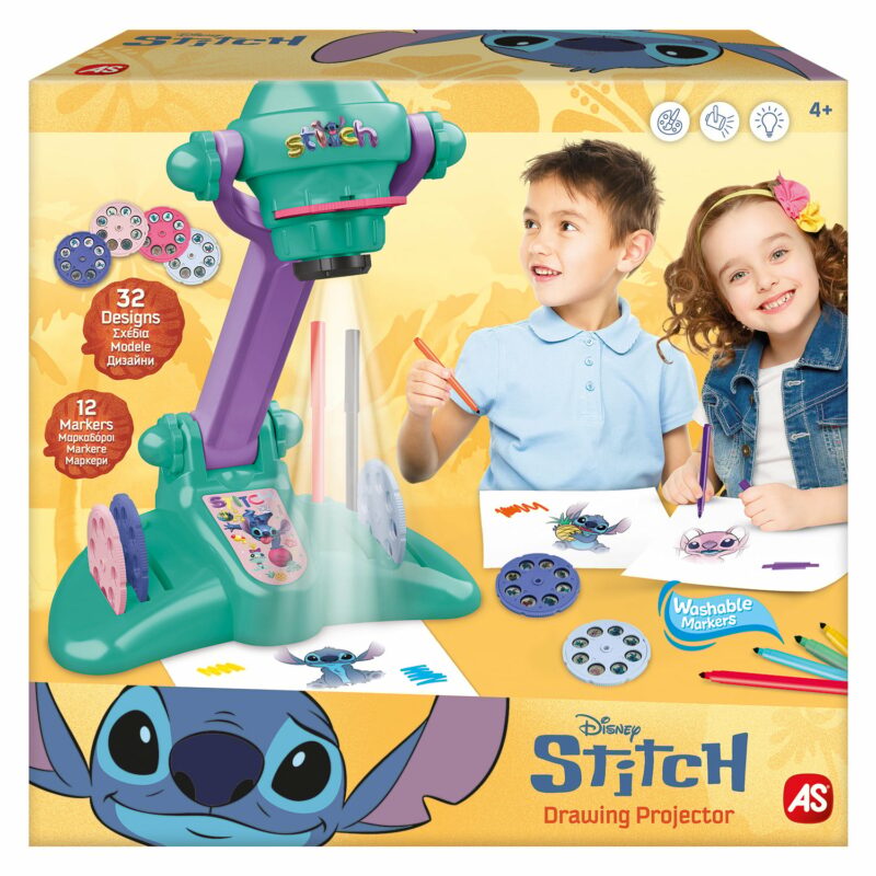 AS Προτζέκτορας Ζωγραφικής Disney Stitch Για 3+ Χρονών 5684422