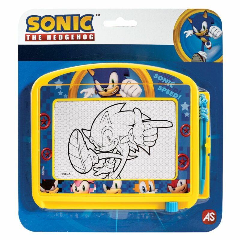 AS Πίνακας Γράψε - Σβήσε Travel Sonic The Hedgehog Για 3+ Χρονών