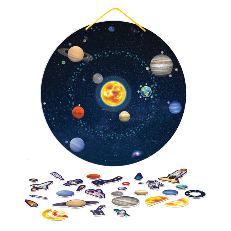 AS Magnet Box Πλανητάριο 30 Εκπαιδευτικοί Ξύλινοι Μαγνήτες Για 5+ Χρονών