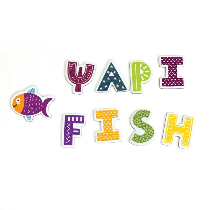 HappiHobbi Αλφαβήτα 91 Εκπαιδευτικοί Χάρτινοι Μαγνήτες Για 4+ Χρονών 5683907