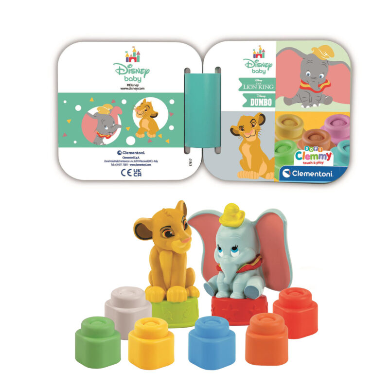 Soft Clemmy Σετ Παιχνιδιού Simba & Dumbo Για 6-36 Μηνών