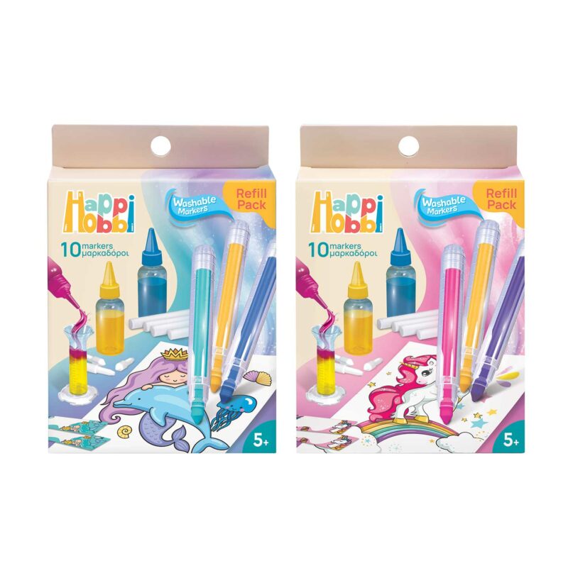 HappiHobbi Refill Pack για Εργαστήριο Μαρκαδόρων Για 5+ Χρονών 5683869