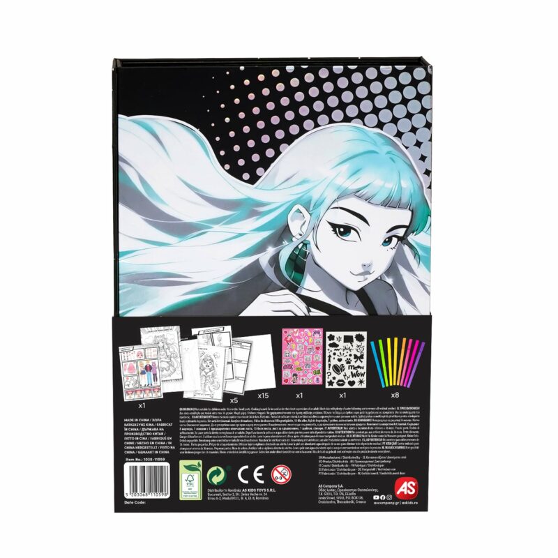 HappiHobbi Art Journal Manga Μαρκαδόροι Για 9+ Ετών 5547477