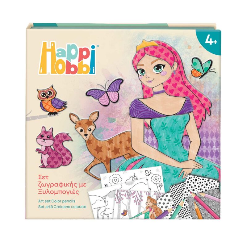 HappiHobbi Art Ξυλομπογιές Πριγκίπισσες Για 4+ Χρονών 5654390
