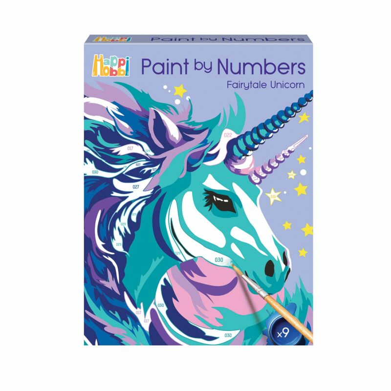HappiHobbi Paint By Numbers Fairytale Unicorn Για 7+ Ετών 5664470