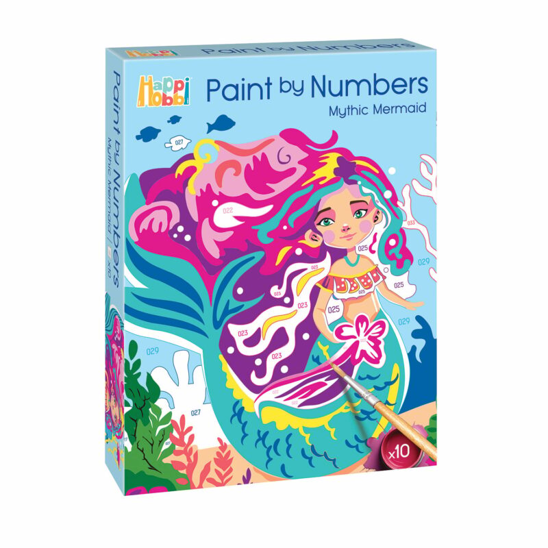 HappiHobbi Paint By Numbers Mythical Mermaid Για 7+ Ετών 5664462