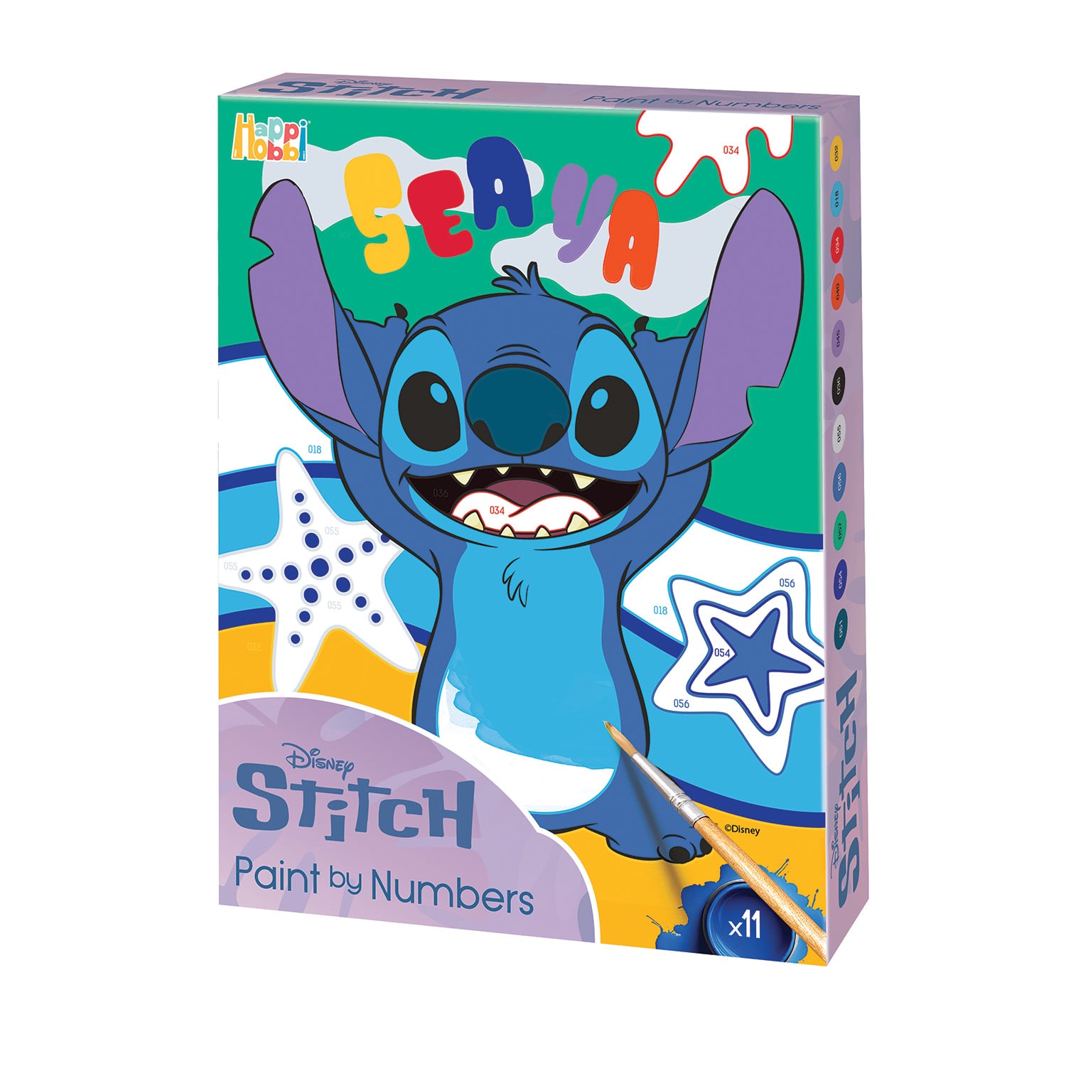 HappiHobbi Paint By Numbers Stitch Για 7+ Ετών