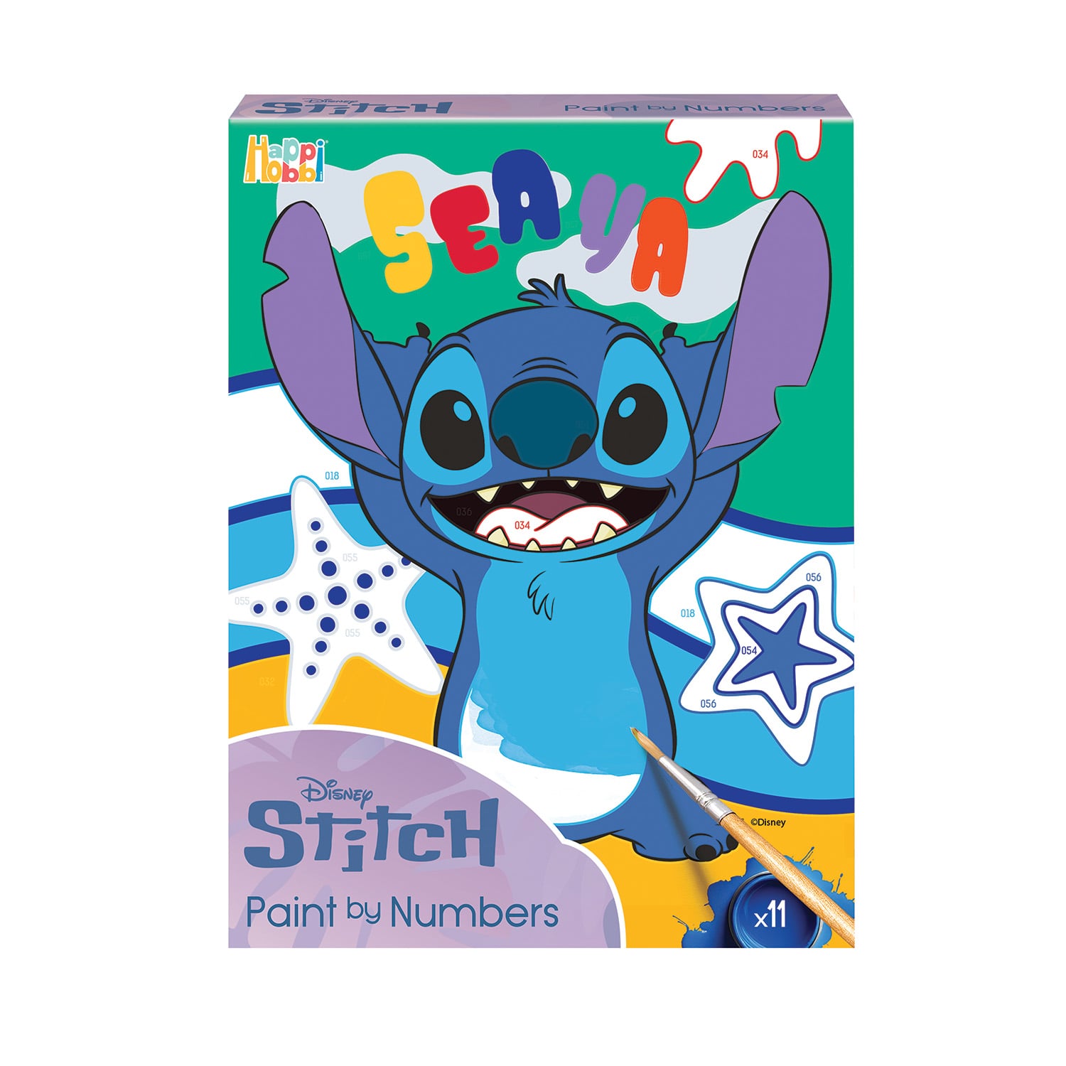 HappiHobbi Paint By Numbers Stitch Για 7+ Ετών