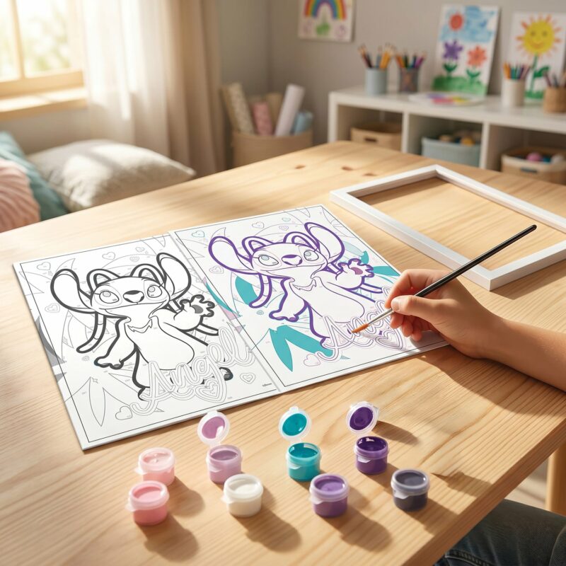 HappiHobbi Paint By Numbers Angel Για 7+Ετών 5664441