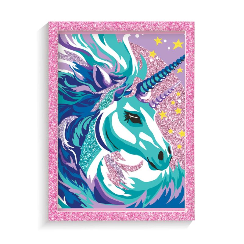 HappiHobbi Paint & Frame Paint by Numbers Fairytale Unicorn Για Ηλικίες 8+ Χρονών 5654522