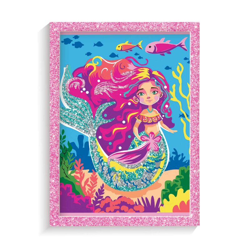 HappiHobbi Paint & Frame Paint by Numbers Mythical Mermaid Για Ηλικίες 8+ Χρονών 5654527