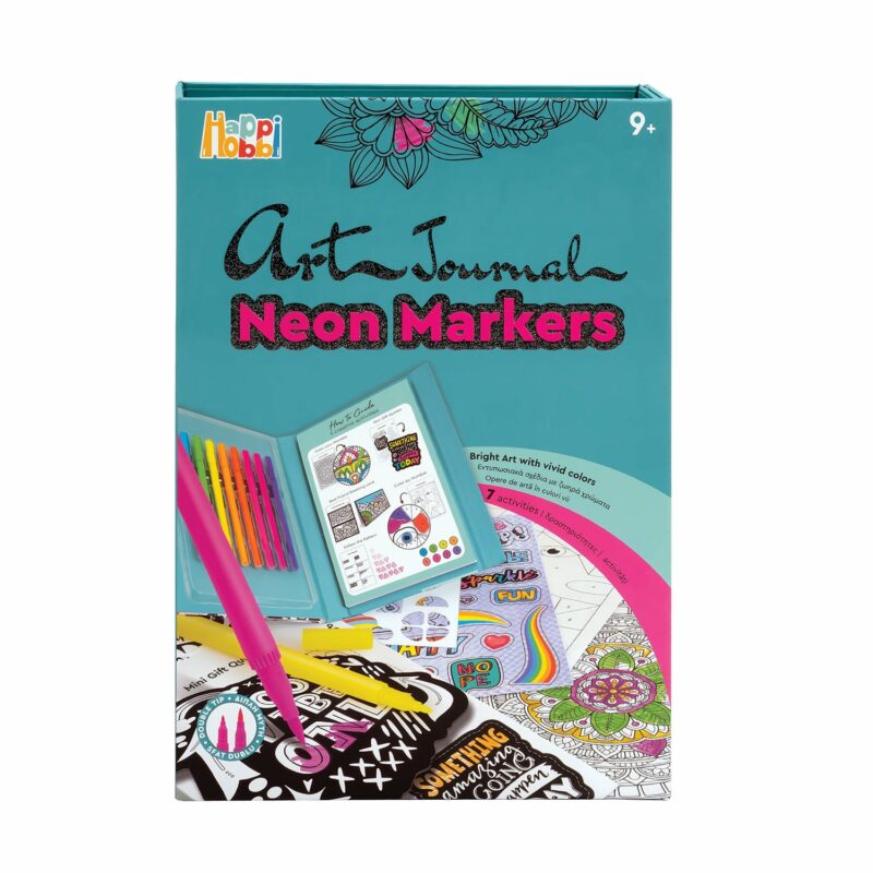 HappiHobbi Art Journal Neon Μαρκαδόροι Για 9+ Χρονών 5683934