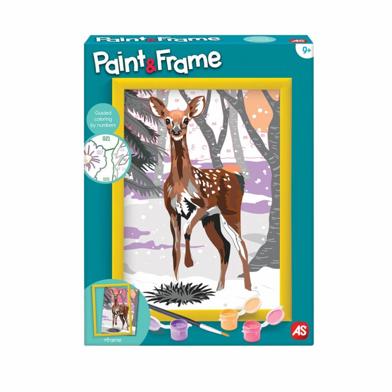 Paint & Frame Ζωγραφίζω Με Αριθμούς Snow Deer Για Ηλικίες 9+ Χρονών 1038-41014