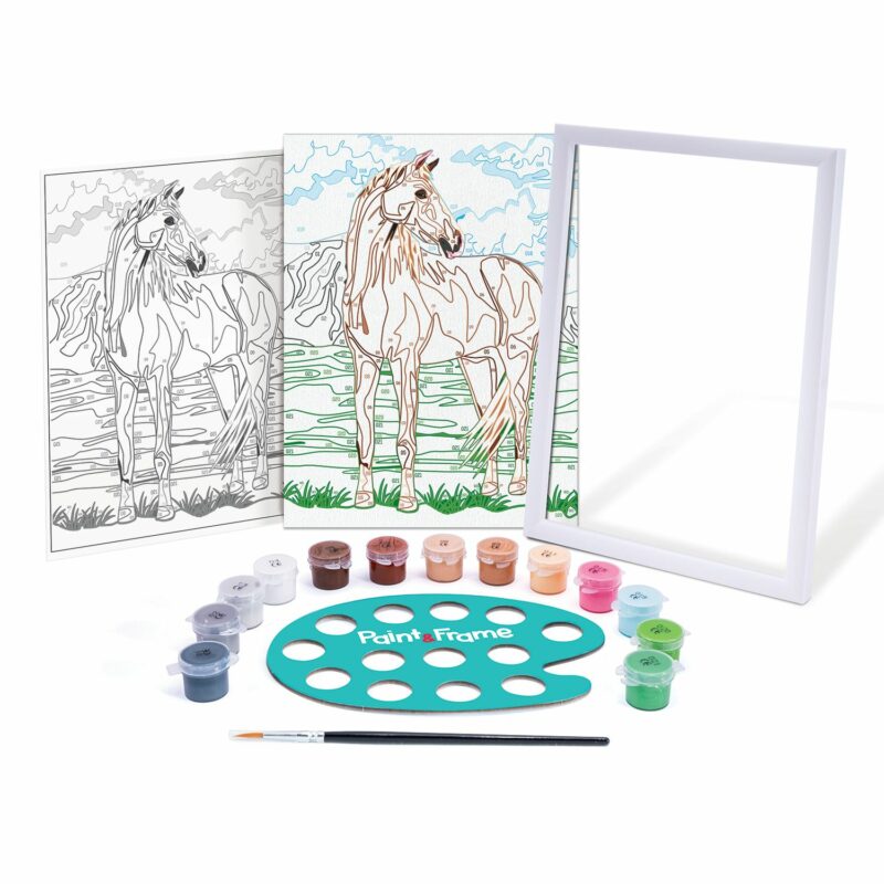Paint & Frame Ζωγραφίζω Με Αριθμούς Wild Horse Για Ηλικίες 9+ Χρονών
