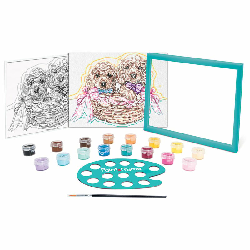 Paint & Frame | Paint by Numbers – Αdorable Puppies | Για Ηλικίες 7+ Χρονών 5654281