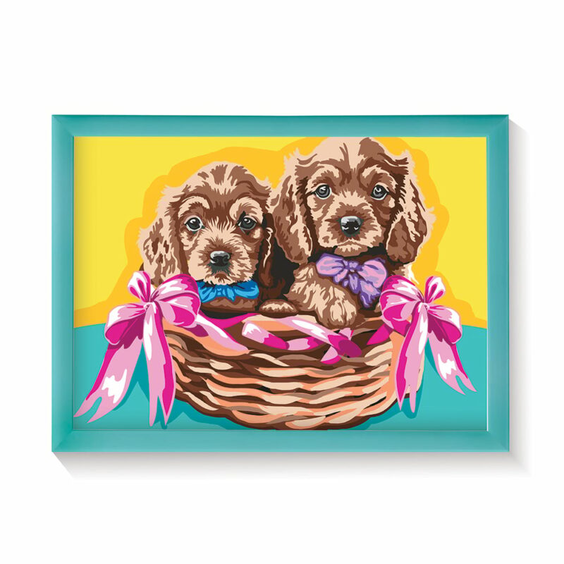 Paint & Frame | Paint by Numbers – Αdorable Puppies | Για Ηλικίες 7+ Χρονών 5654283