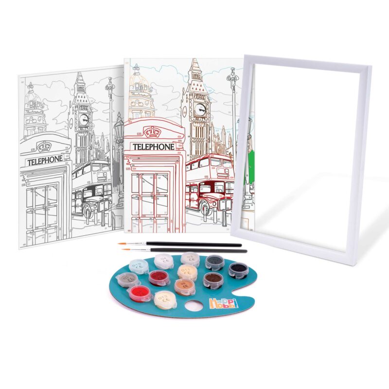 HappiHobbi Paint & Frame | Paint by Numbers – Majestic London | Για Ηλικίες 12+ Χρονών 5683605