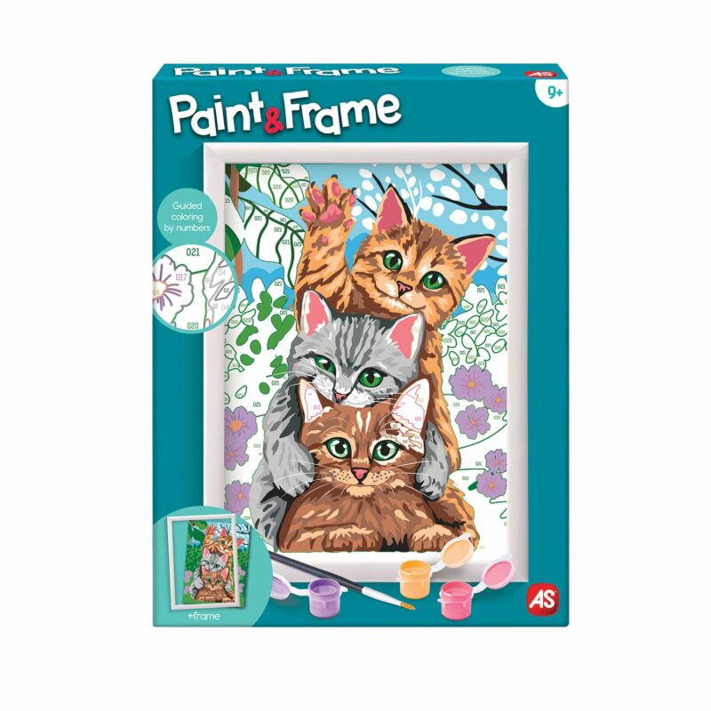 Paint & Frame Paint by Numbers | Funny Kitties – Cute Bunnies – Loving Puppy – Magic Unicorn | Για 9+ Χρονών 5654286