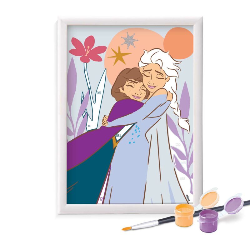 HappiHobbi Paint & Frame | Paint by Numbers – Disney Frozen | Για Ηλικίες 6+ Χρονών 5683961