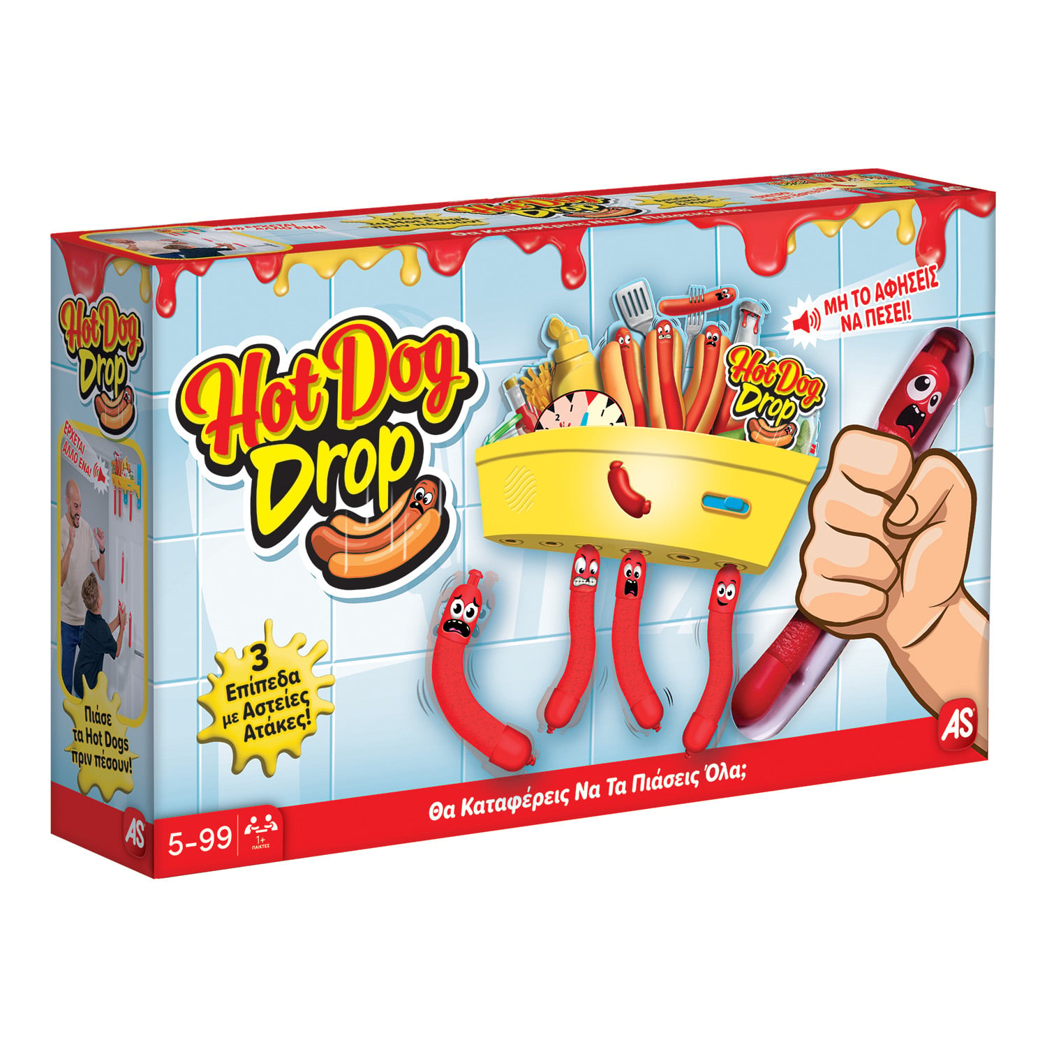 AS Games Επιτραπέζιο Hot Dog Drop Για 5+ Ετών και 1+ Παίκτες