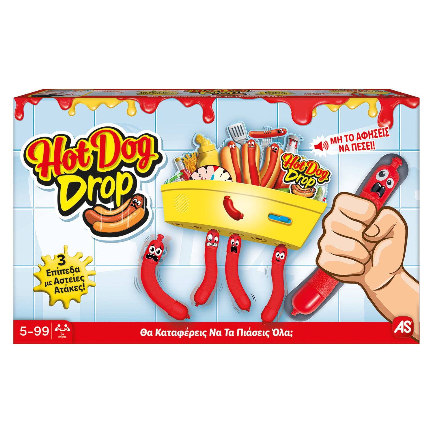 AS Games Επιτραπέζιο Hot Dog Drop Για 5+ Ετών και 1+ Παίκτες