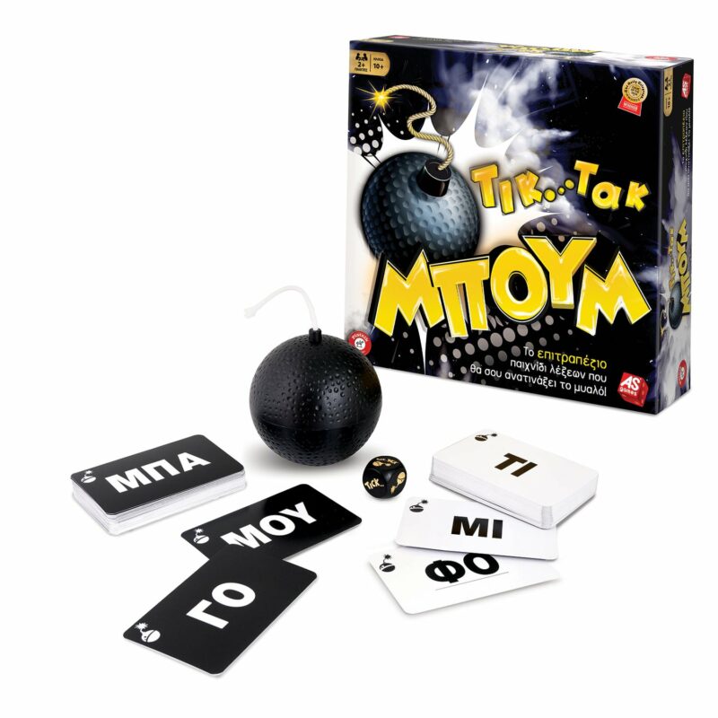 AS Games Επιτραπέζιο Παιχνίδι Τικ Τακ Μπουμ Για Ηλικίες 10+ Χρονών Και 2+ Παίκτες. 5513479