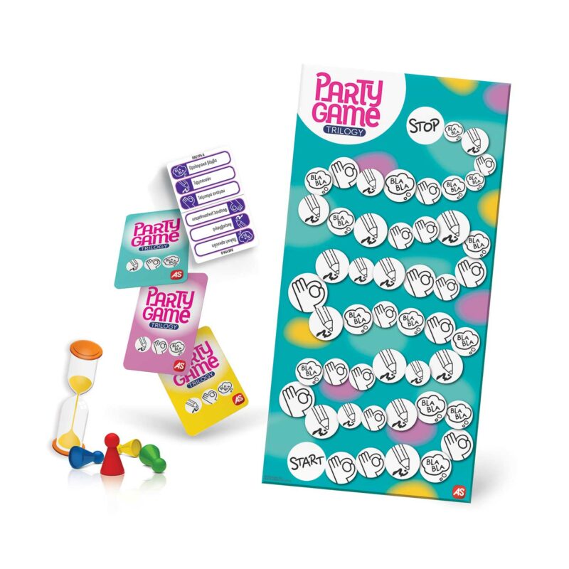 AS Games Επιτραπέζιο Παιχνίδι Party Game Trilogy Για Ηλικίες 8+ Χρονών Και 3-16 Παίκτες 4831343