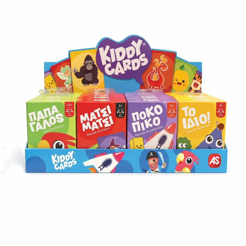 AS Games Παιχνίδια Με Κάρτες Kiddy Cards Assortment Για 18+ Μηνών 5523757